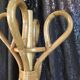 Coat holder Parrot rattan 1970