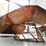 Table basse acier