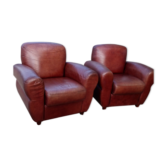Pair of club chairs