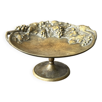 Coupe Art Nouveau années 1900 en bronze signée CLAESSENS