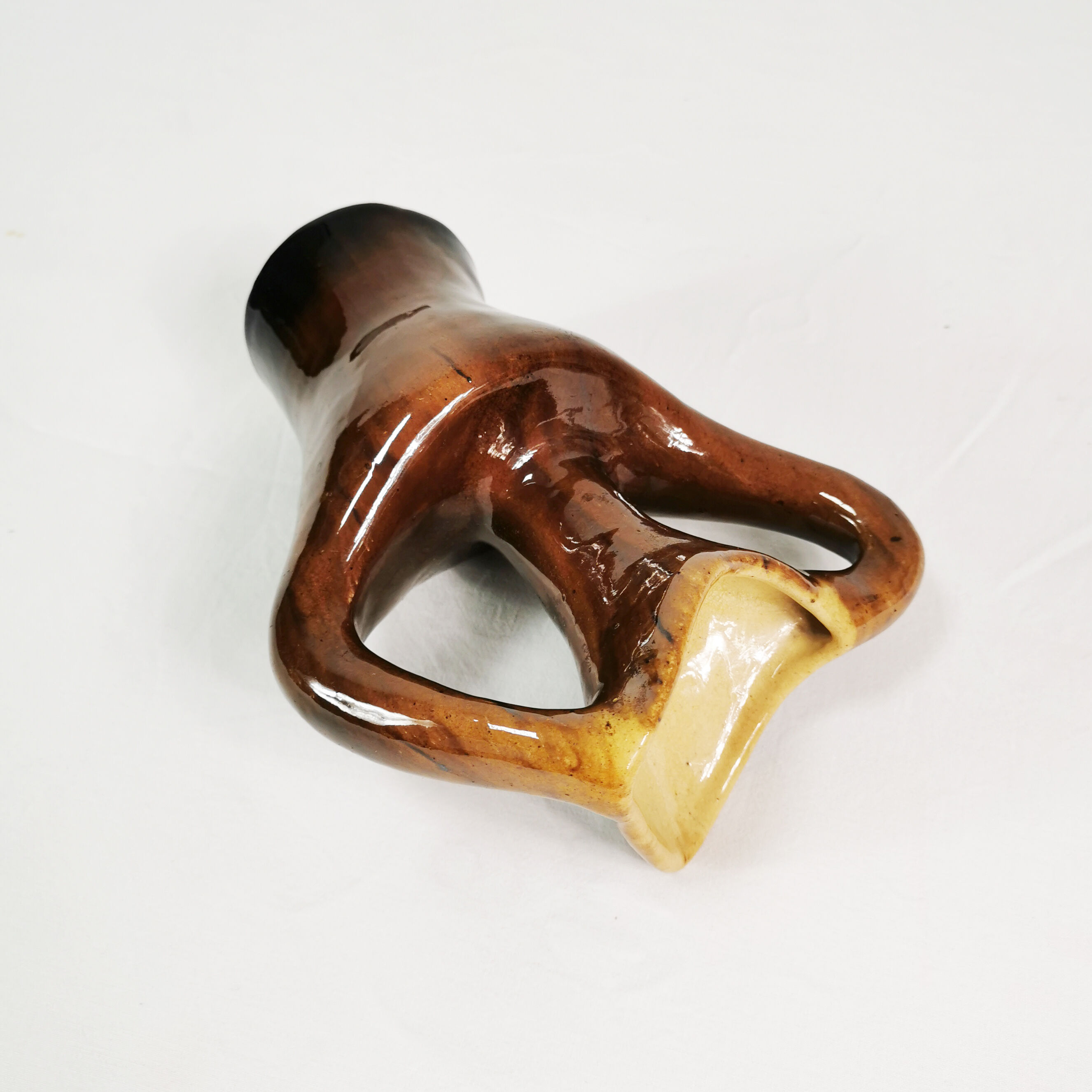 Modernist vase, Ceramika Krakowska, designed by M. Garga, 1960s