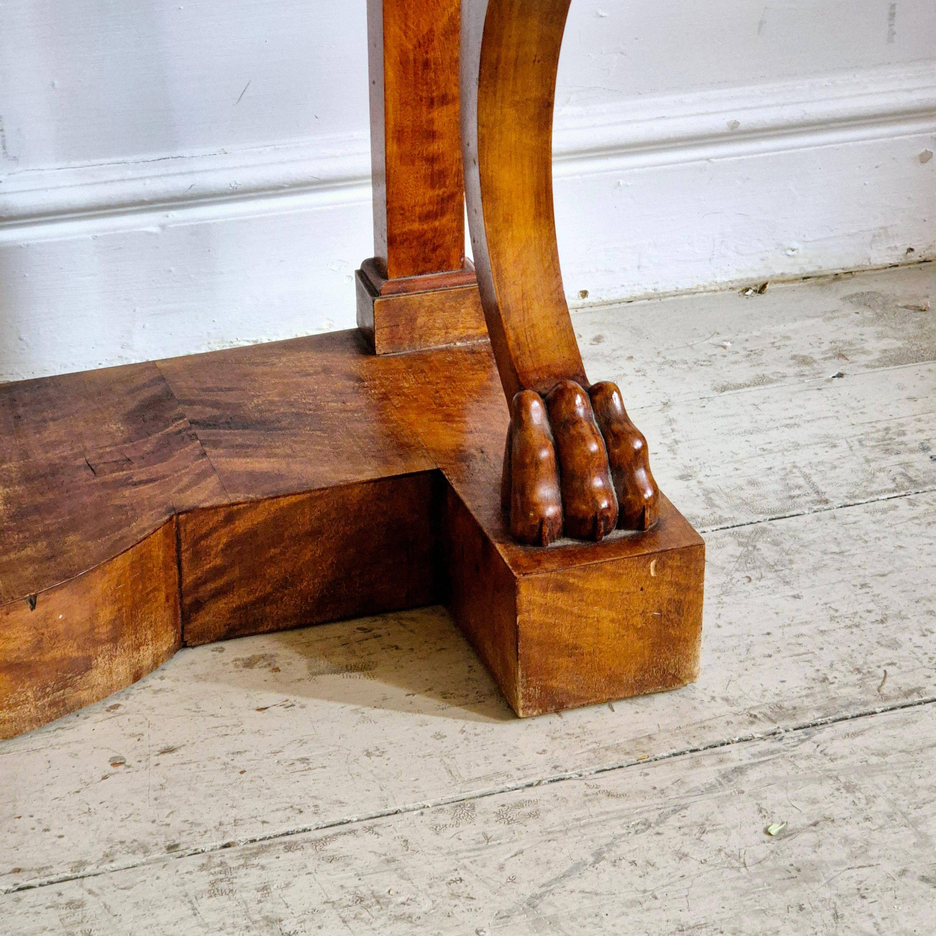Exceptional Empire console / Karl Johan, Sweden, early 1800s