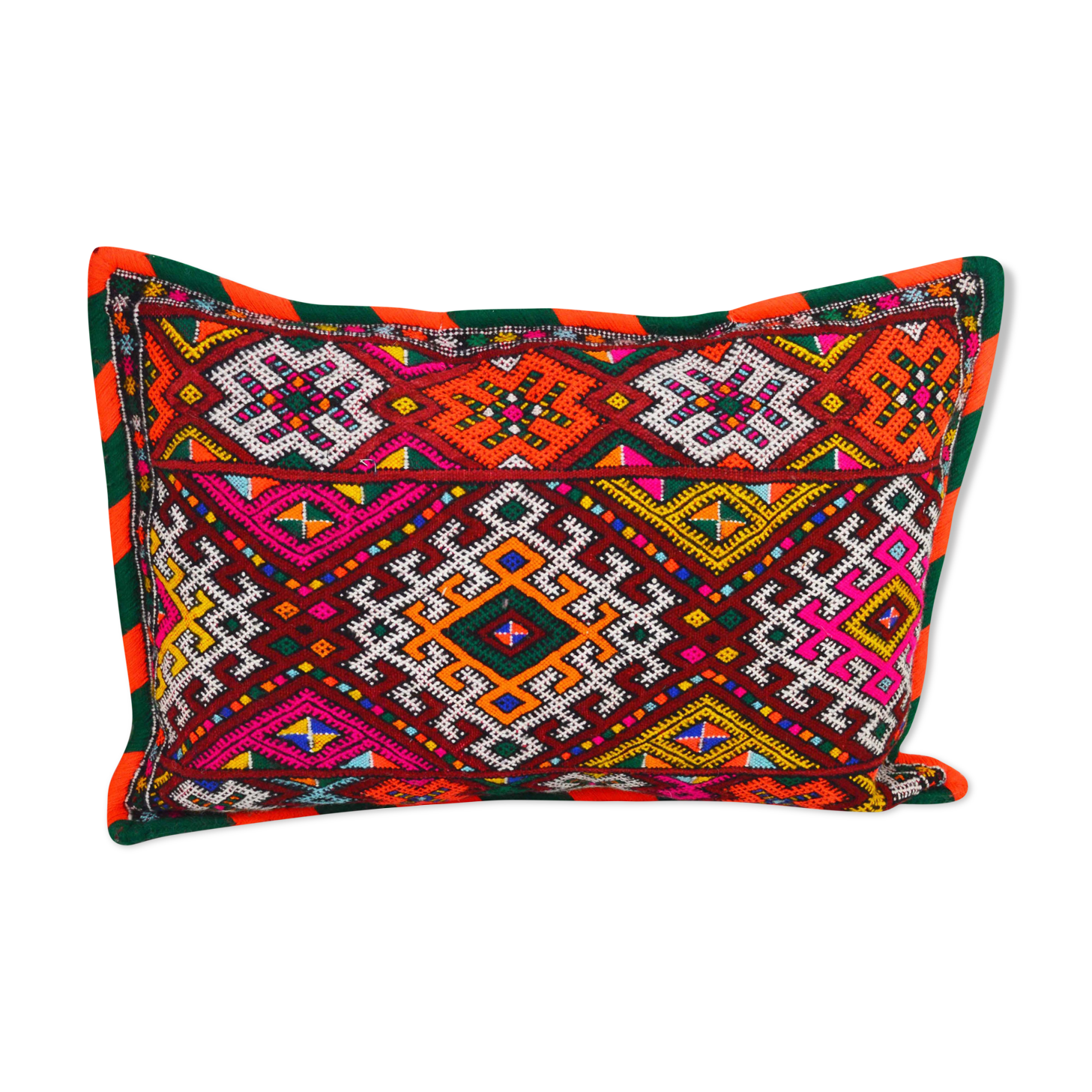 Coussin kilim multicolore 61 x 43 cm