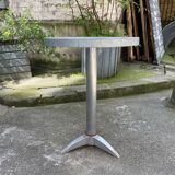 Zinc bar table