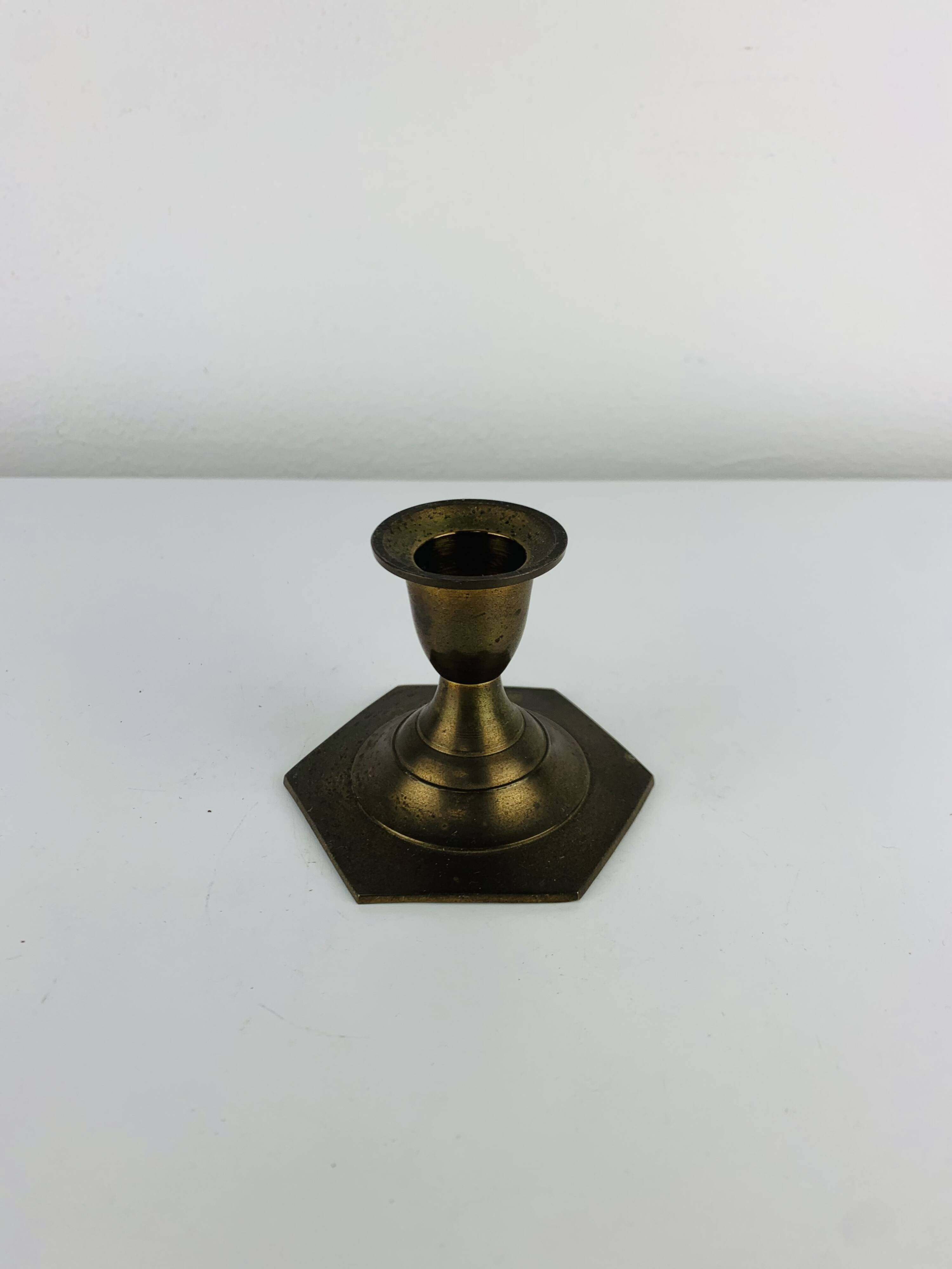 Vintage brass candlestick