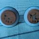 Set of 2 coquetiers Robert Picault Vallauris