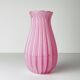 Vintage pink vase attributed to Archimede Seguso, Italy, 1950s.