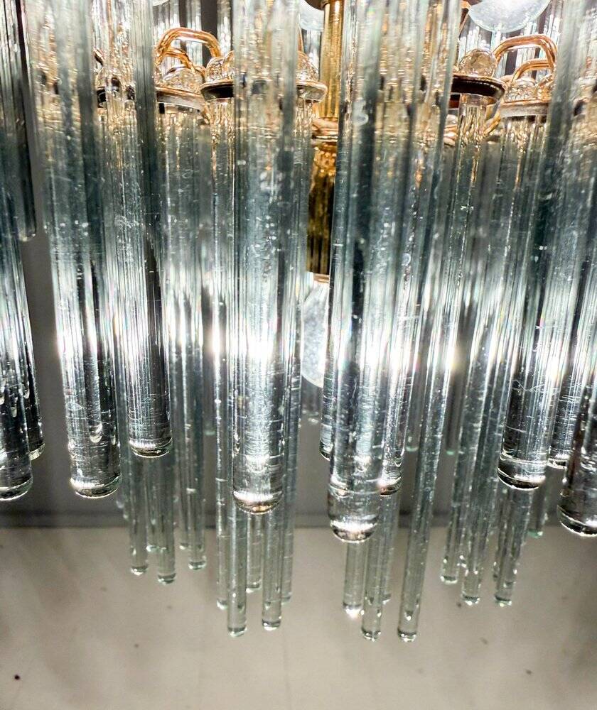 Mid-century modern chandelier by Gaetano Sciolari, 1970s