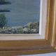 Old oil on cardboard of a marine and coastal landscape signed H. Walter.