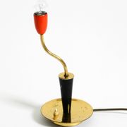 Beautiful original Mid Century Modern brass table lamp
