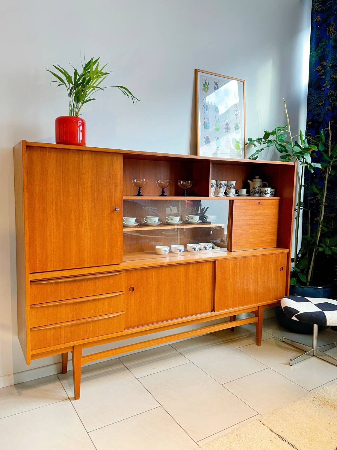 Teak sideboard – Deutsche Möbel – 1960s