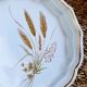 Eight country-patterned dessert plates