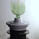 Set of two vintage industrial design lamps
