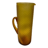 Amber glass carafe