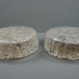 Set of 2 ceiling lights in glazed glass Kaiser Leuchten