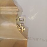 Lampe urne en laiton