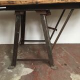 Old industrial workbench