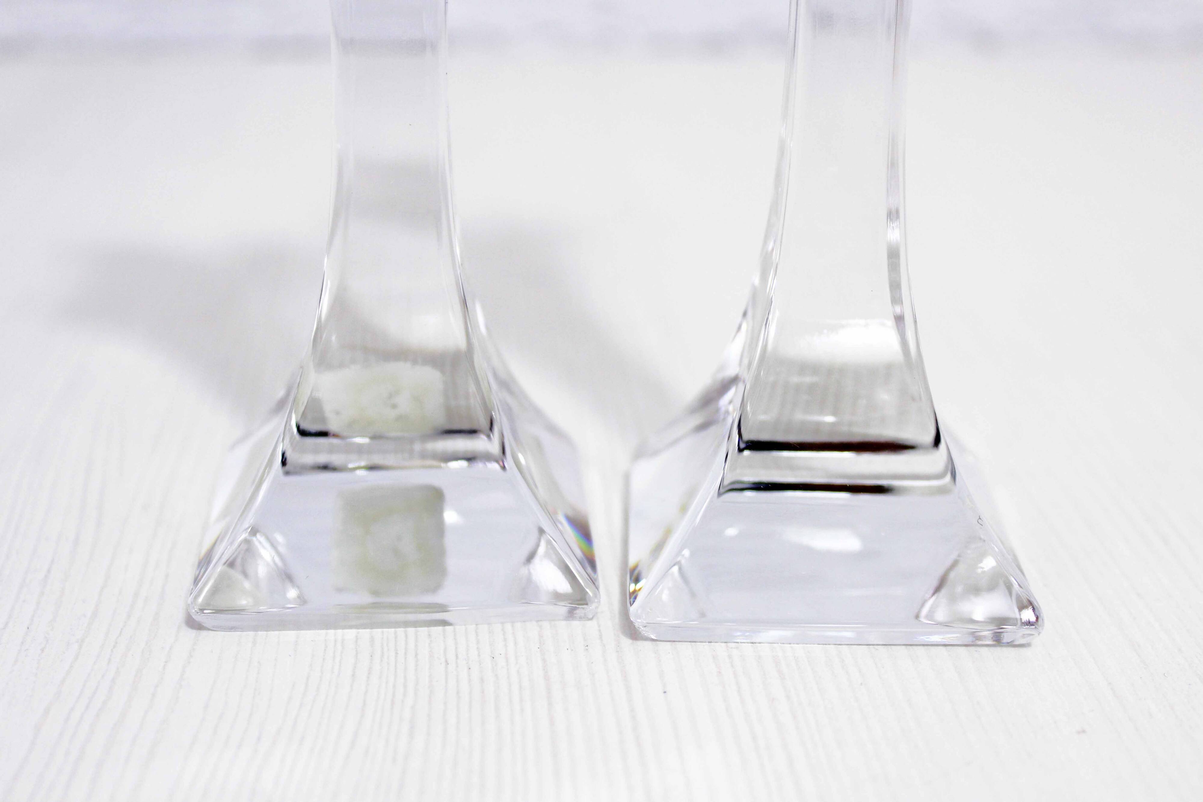 Pair of Nachtmann crystal candlesticks 1970