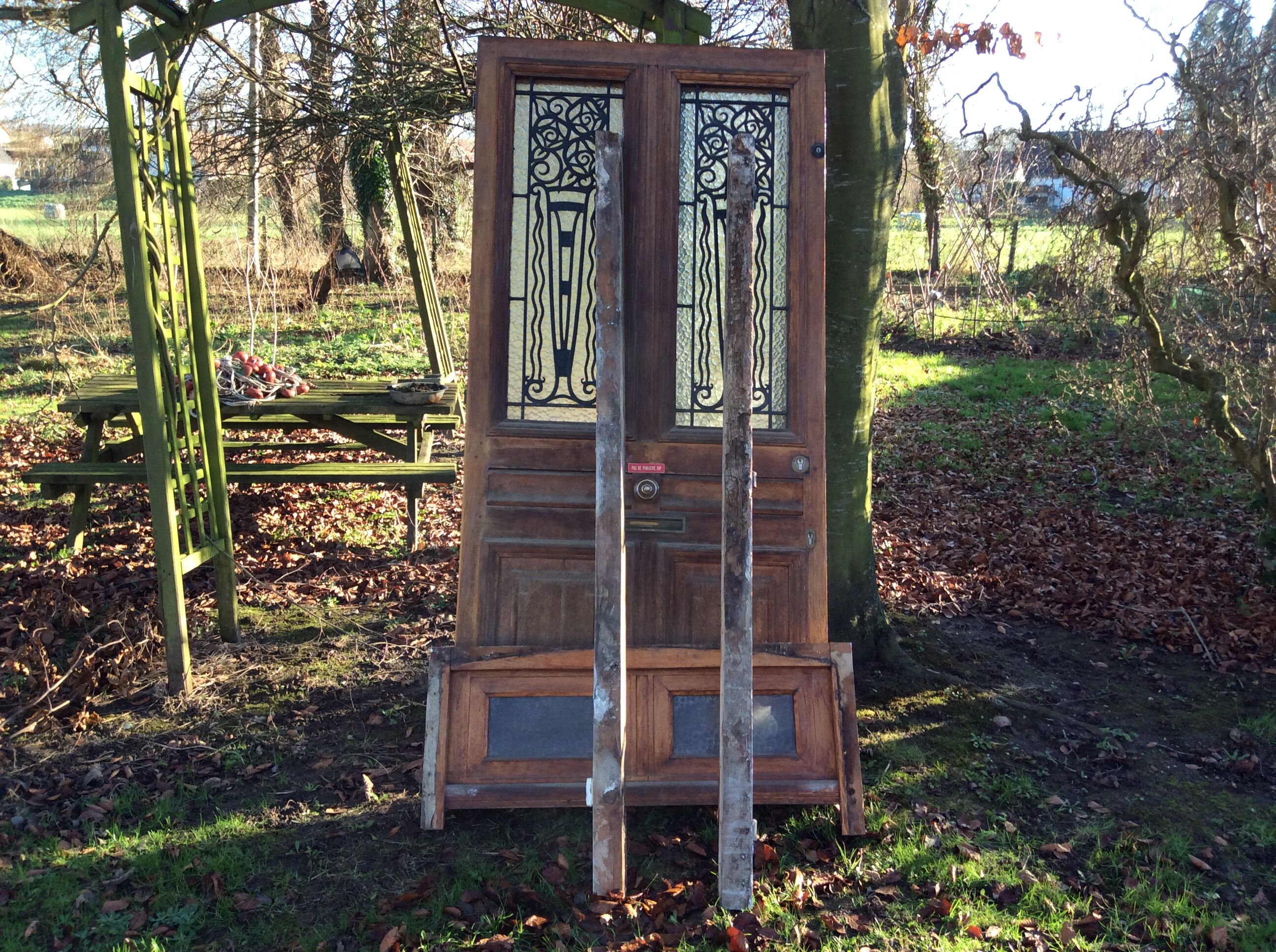 Oak entrance door