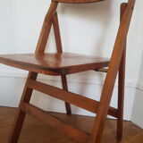 Wooden folding chair 50s