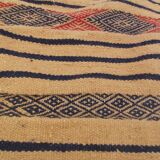 Handmade biker kilim rug in pure wool - 185x115cm