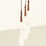 Suspension Drop triple by Uno & Östen Kristiansson for Luxus, Sweden.
