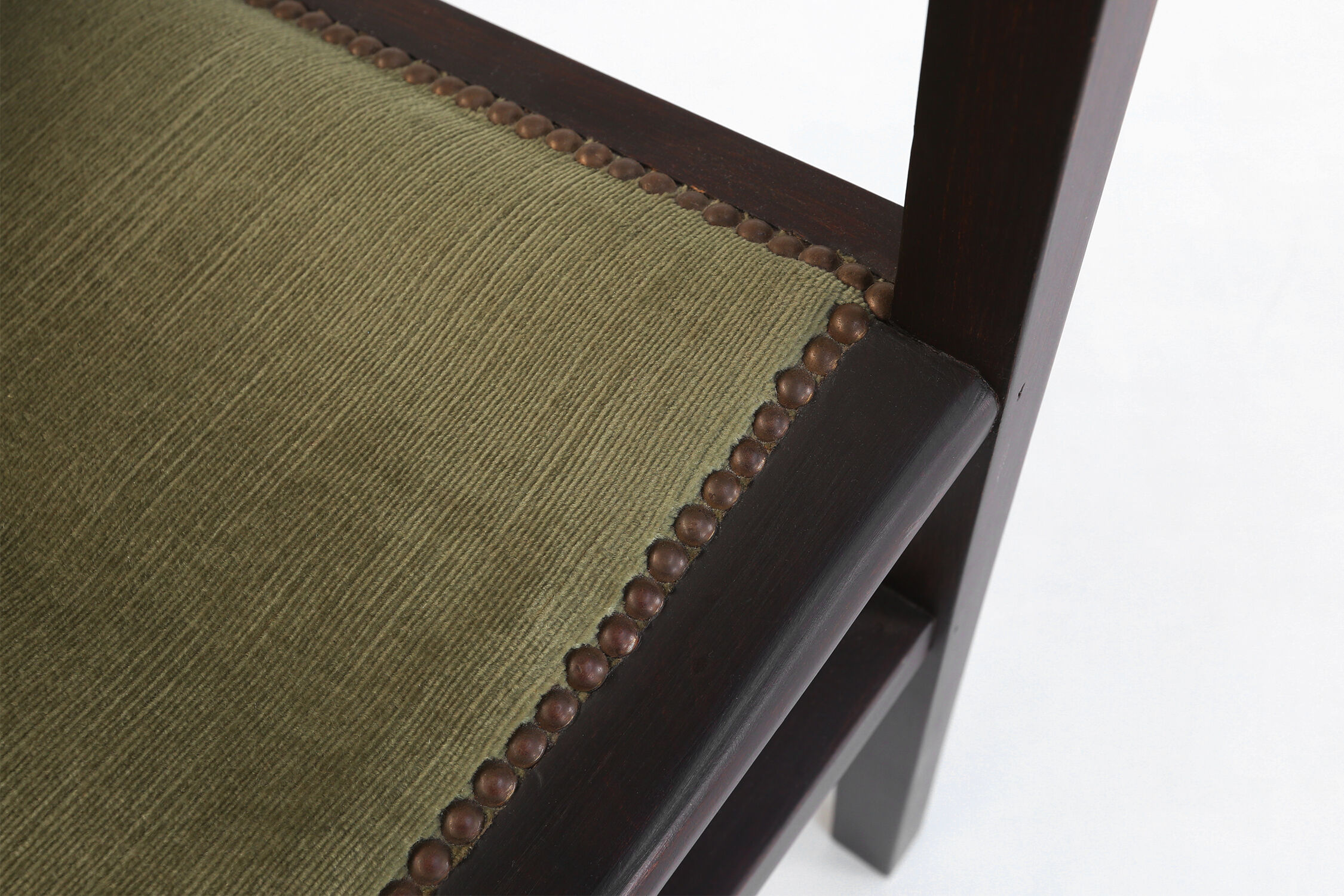 Art deco armchair in black and green ca.1930