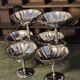 Stainless steel ice cream bowls