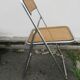 chrome cane folding chair