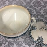 ANTIQUE TUREEN TUREEN IN EARTHENWARE NINETEENTH CENTURY