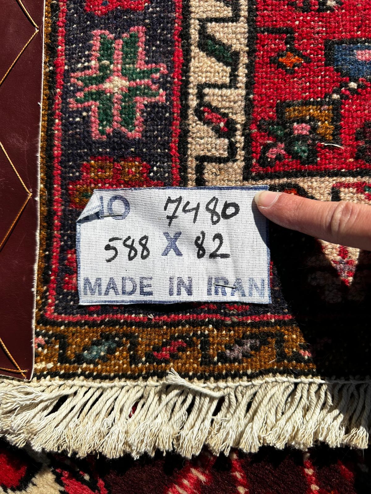Handmade 6m Persian hallway carpet