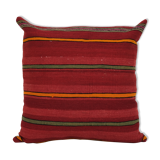 20" x 20" turkish striped kilim pillow, striped kilim pillow decorative throw pillow, bohemian kilim