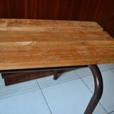 School wooden bench 70s