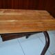 Banc d'école années 70 bois métal