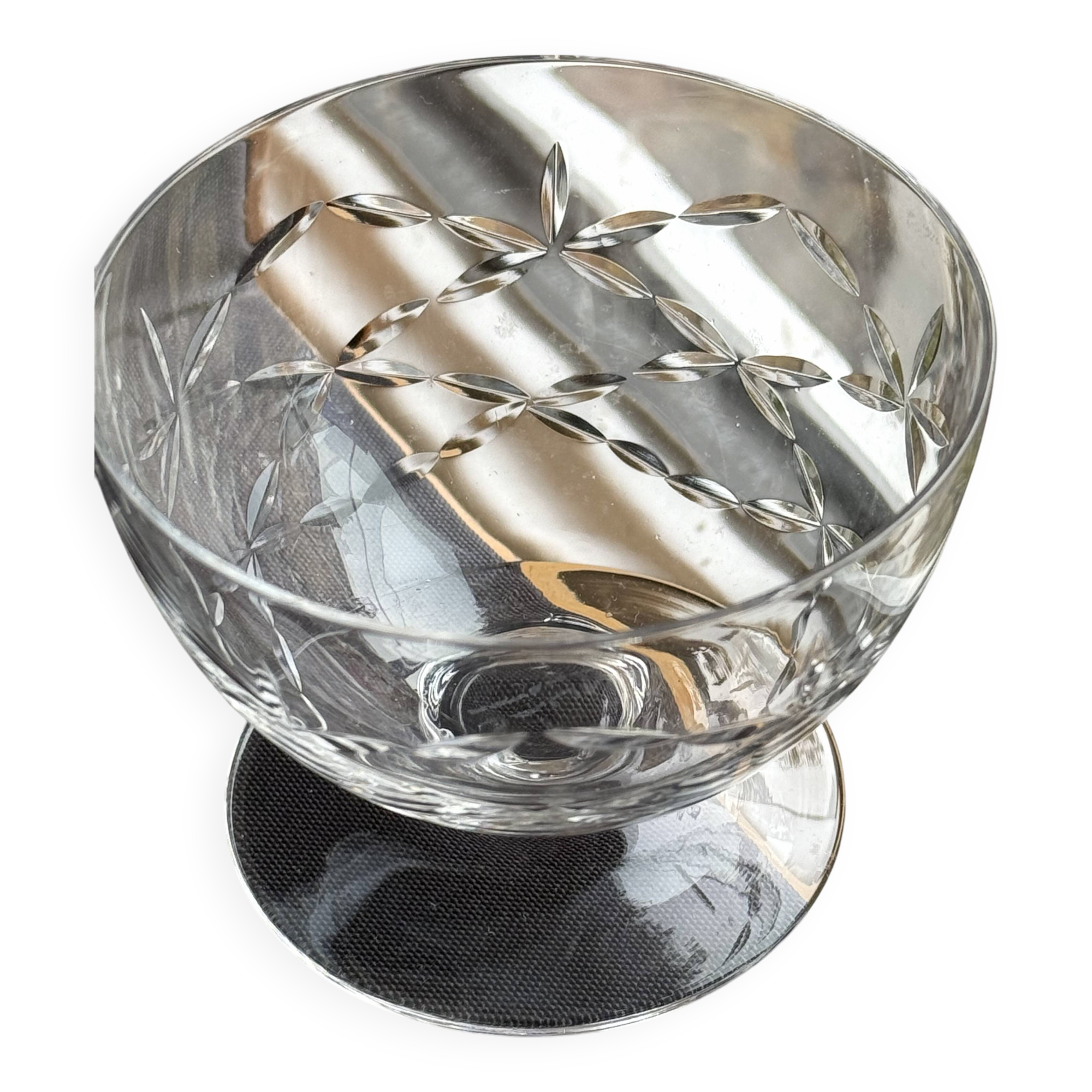 5 Wine glasses – Daum Nancy France