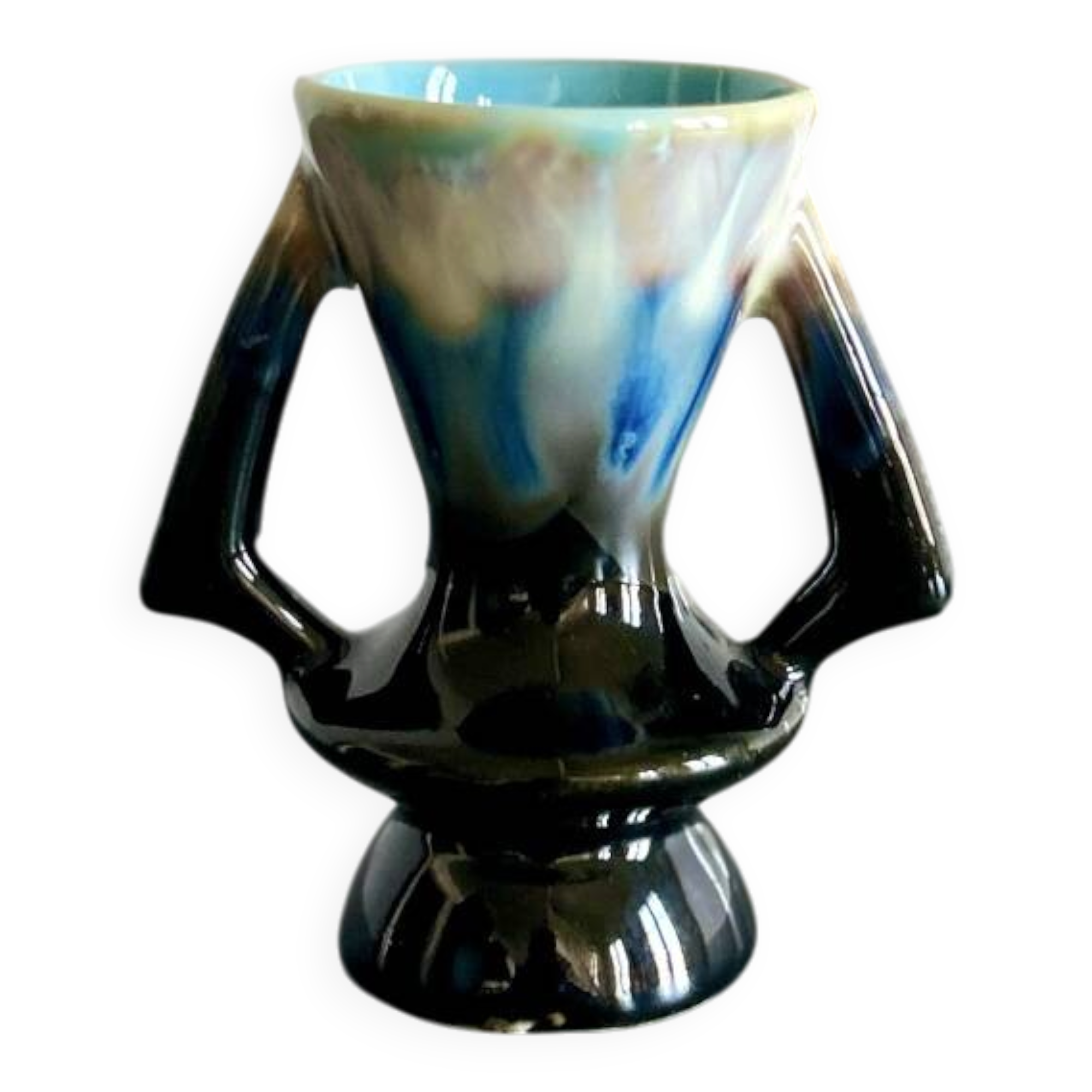 Vase soliflore en faience