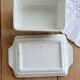 Large vintage faience butter dish and barbotine with fruit motif - Gerber Prestige