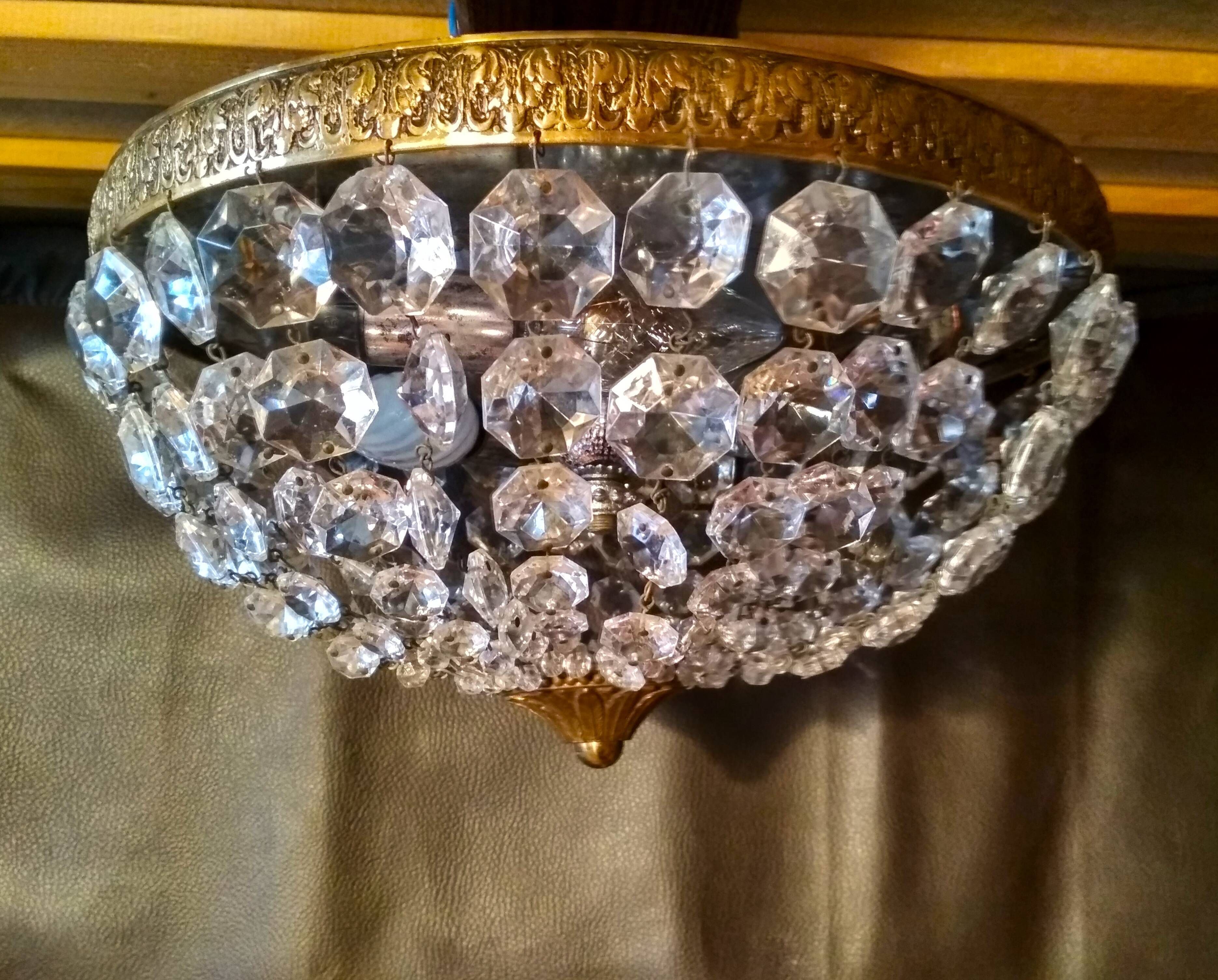 Chandelier gold pendants crystal ceiling balloon XX