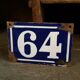 Street number plate