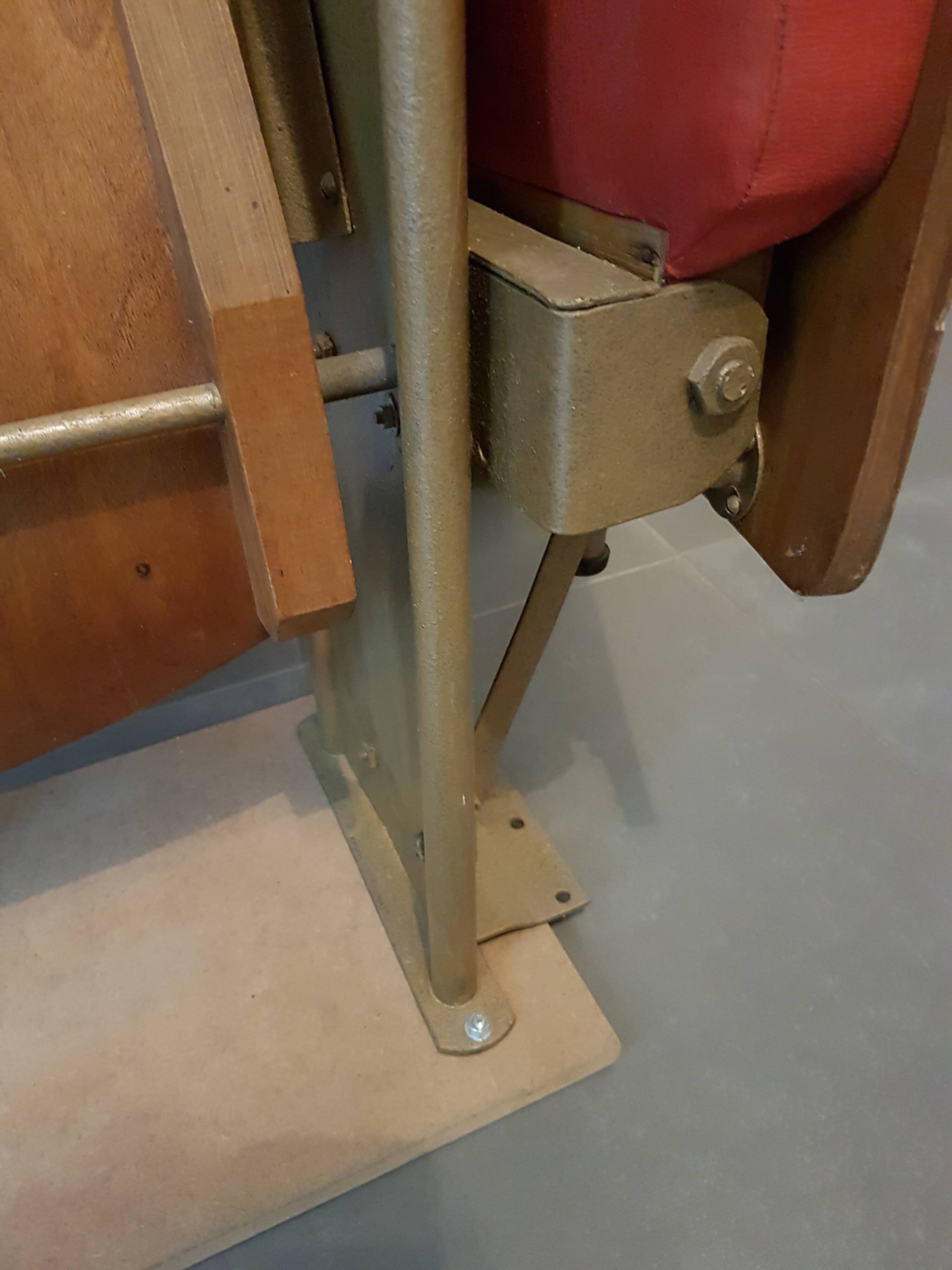 Vintage cinema seat