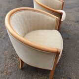 Pair of contemporary armchairs