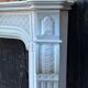 Napoleon III Fireplace In Carrara Marble Circa 1880