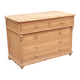 Napoleon III chest of 5 drawers, old pichepin, raw wood