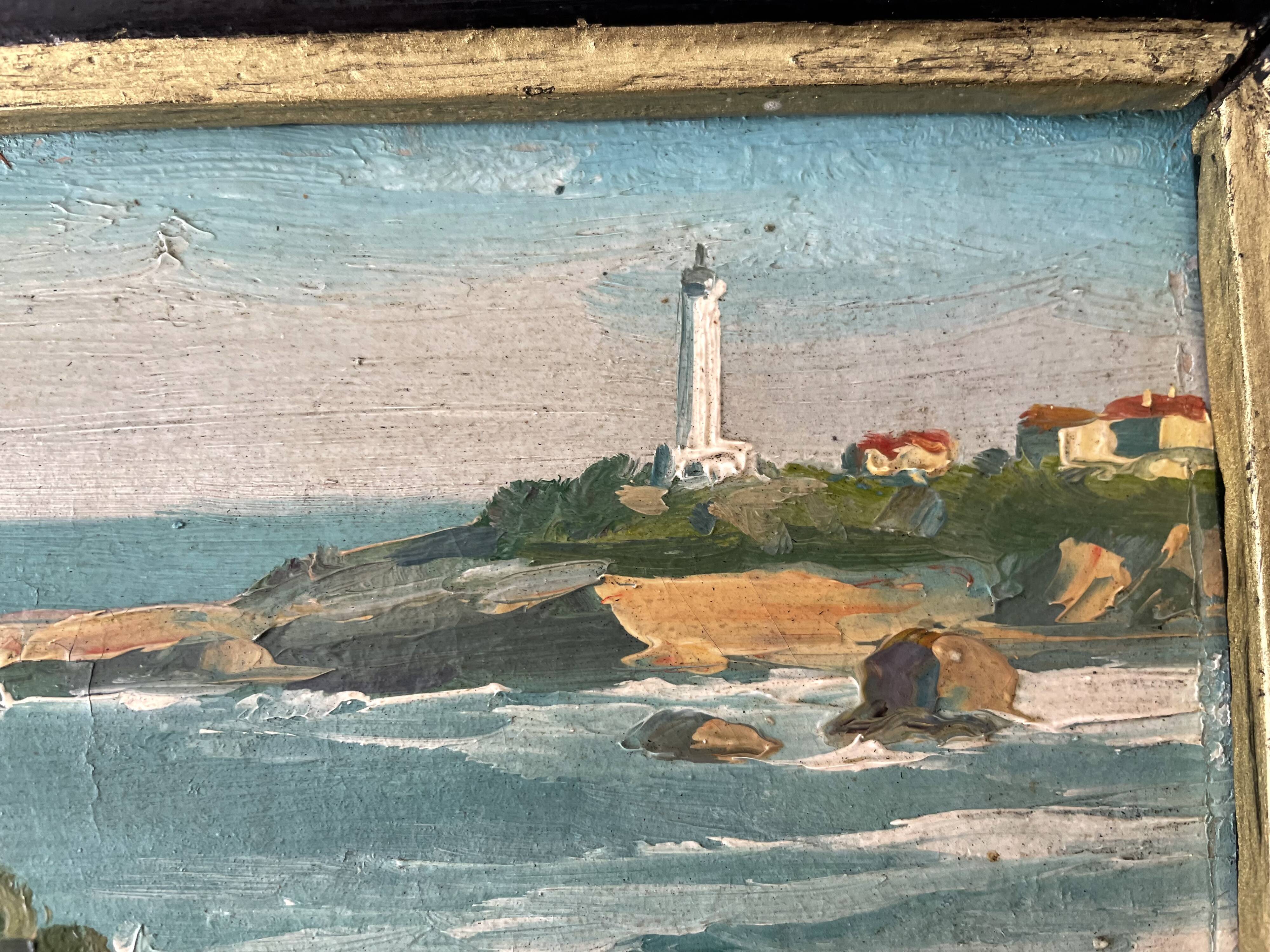 The Basta Biarritz bridge by JIVA Russian painter