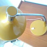 Large desk lamp has to lay