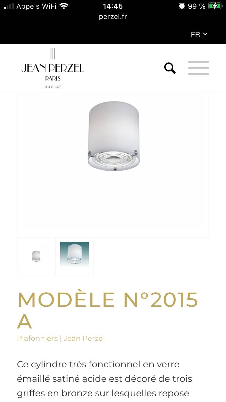 Ceiling light Jean Perzel