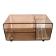 Hi-fi furniture in Plexiglas by Michel Dumas for Roche Bobois.