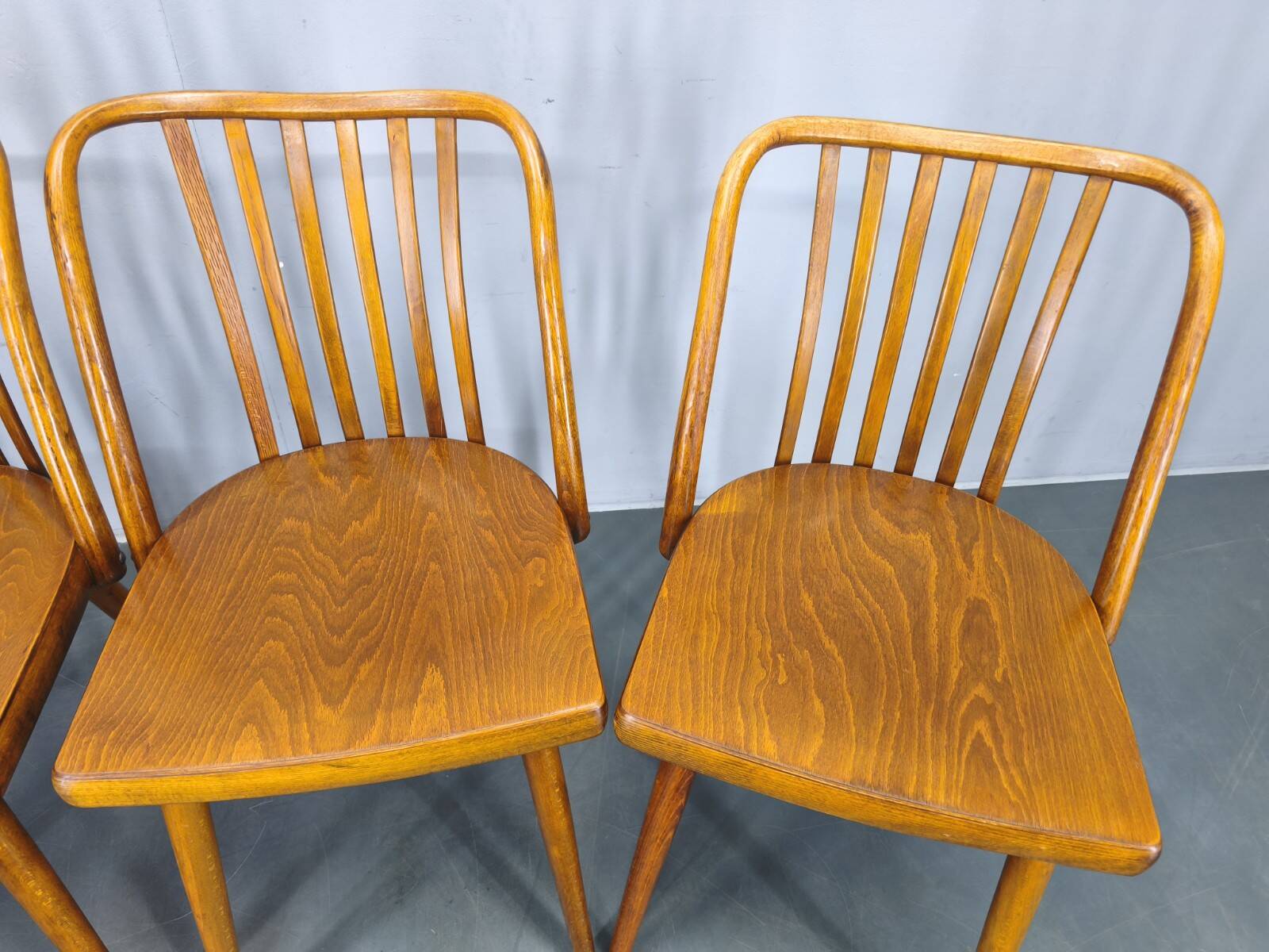 Antonin Suman for TON Dining Chairs, 1960s, Set of Four