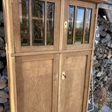 Renovated antique display cabinet
