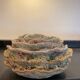 Trio de vases vintage de formes organiques